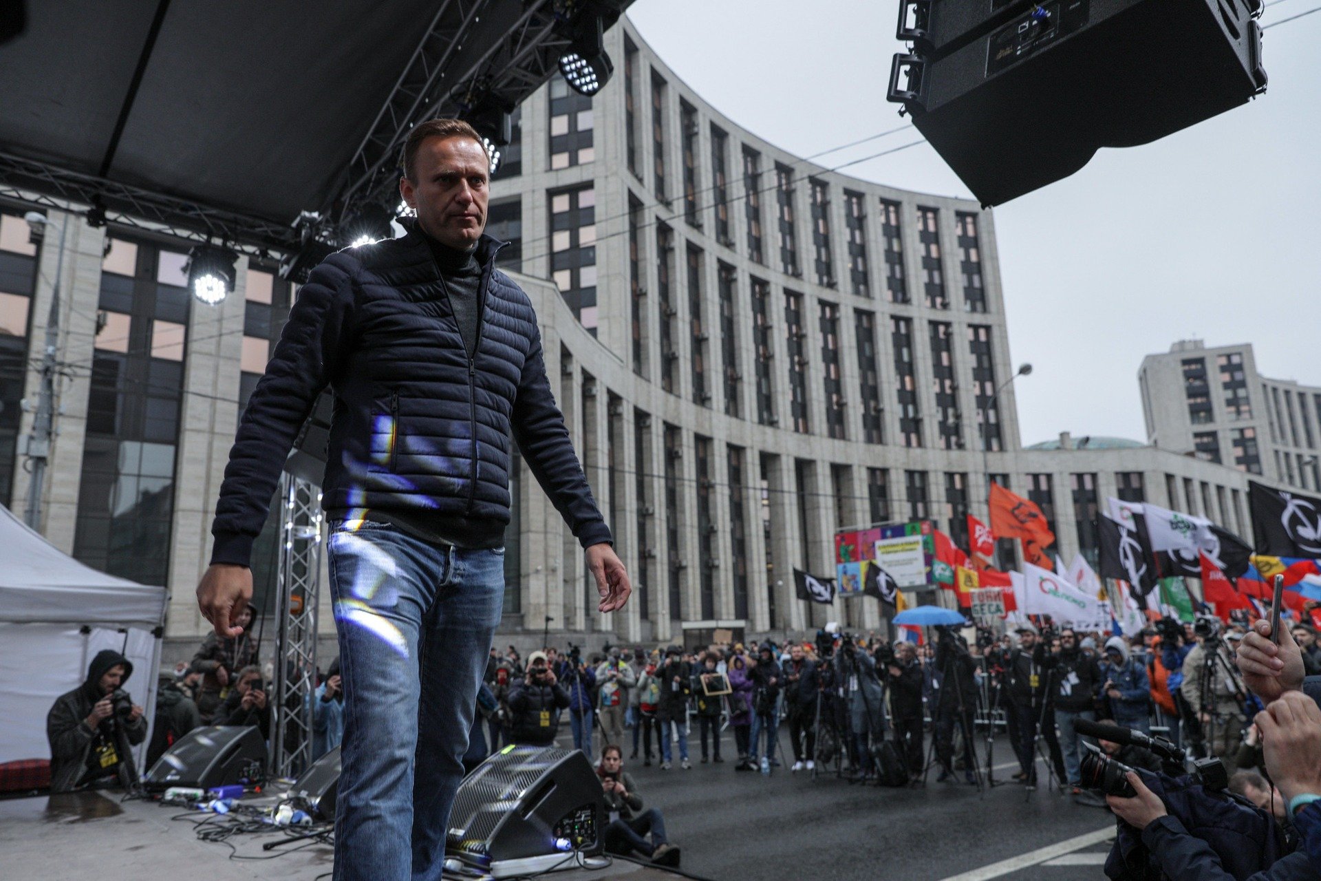 Алексей Навальный на митинге 2019 года. Фото: Влад Докшин