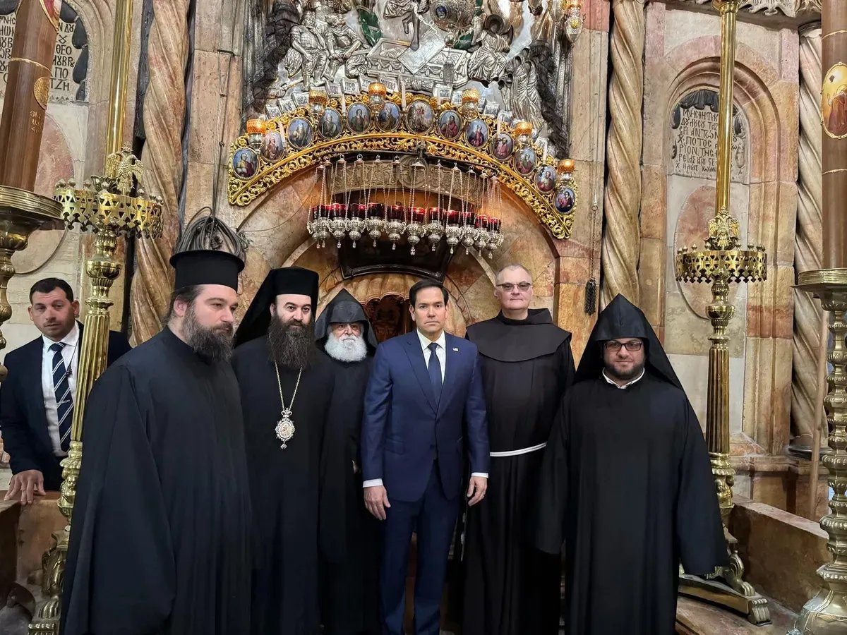 Госсекретарь США Марко Рубио. Фото: Armenian Apostolic Patriarchate of Jerusalem