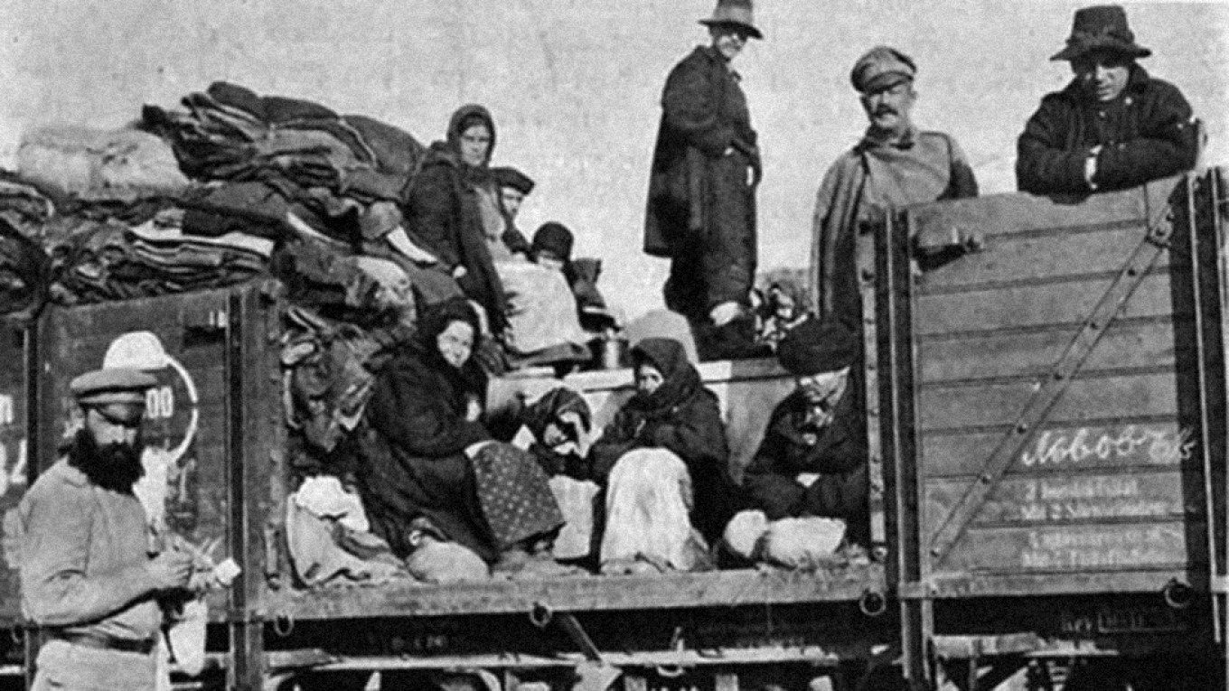 Беженцы из Галиции, 1914. Фото архив