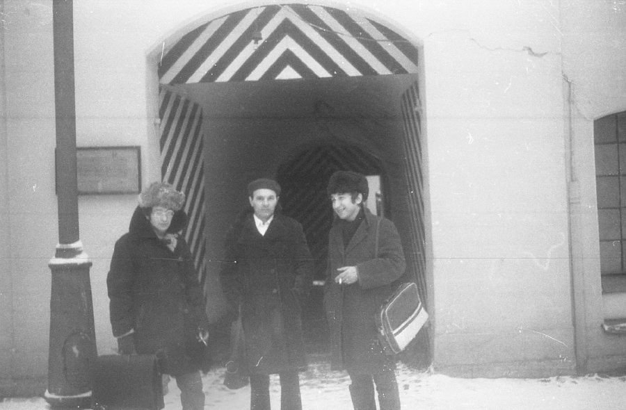 Лев Лурье, Анатолий Марченко, Арсений Рогинский, Ленинград, 1980 год. Фото из архива семьи Марченко