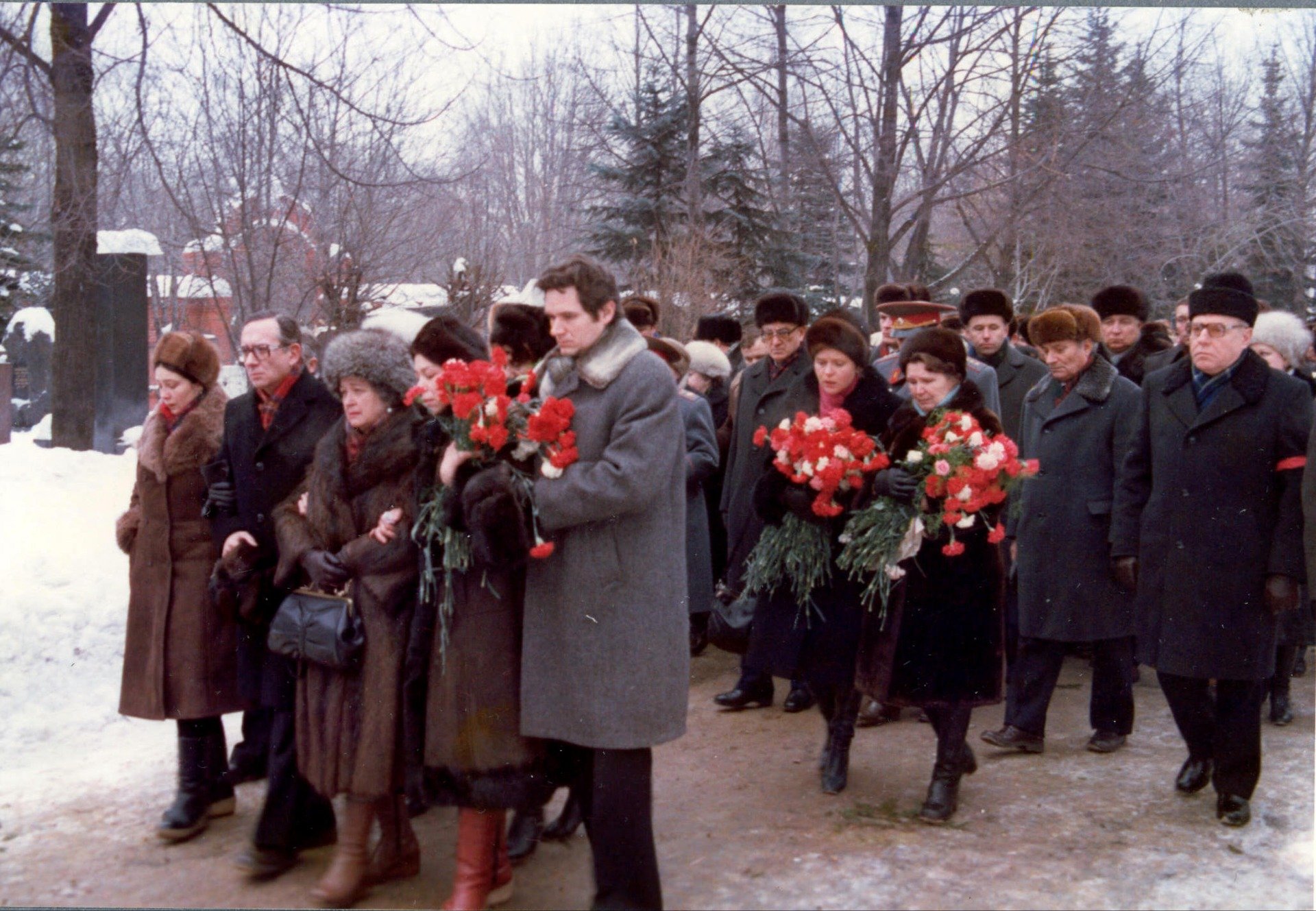 Похороны Цвигуна на Новодевичьем кладбище. Фото из семейного архива