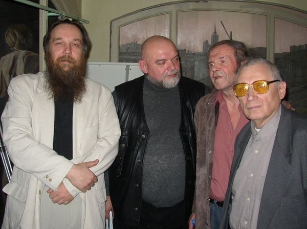 Александр Дугин, Гейдар Джемаль, Евгений Головин и Юрий Мамлеев. Архивное фото