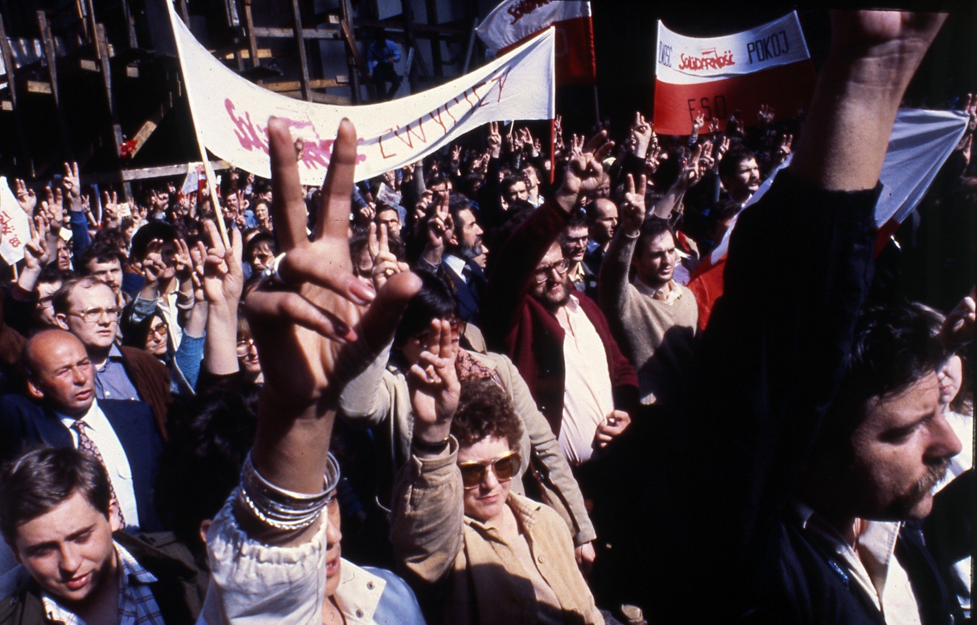 Польша, 3 мая 1982 года. Митинг «Солидарности». Фото: ASSOCIATED PRESS