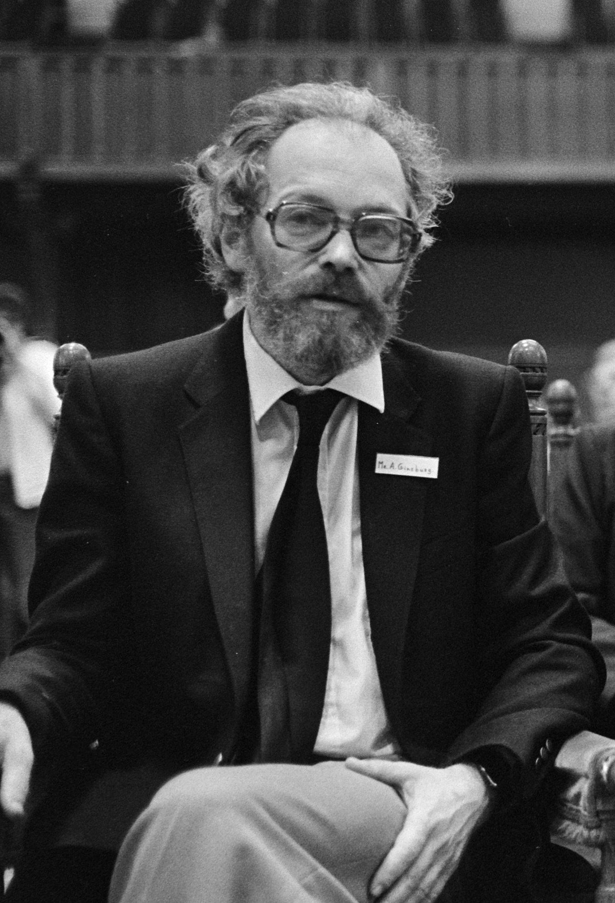 Александр Гинзбург в 1980 г. Фото: Dutch National Archives
