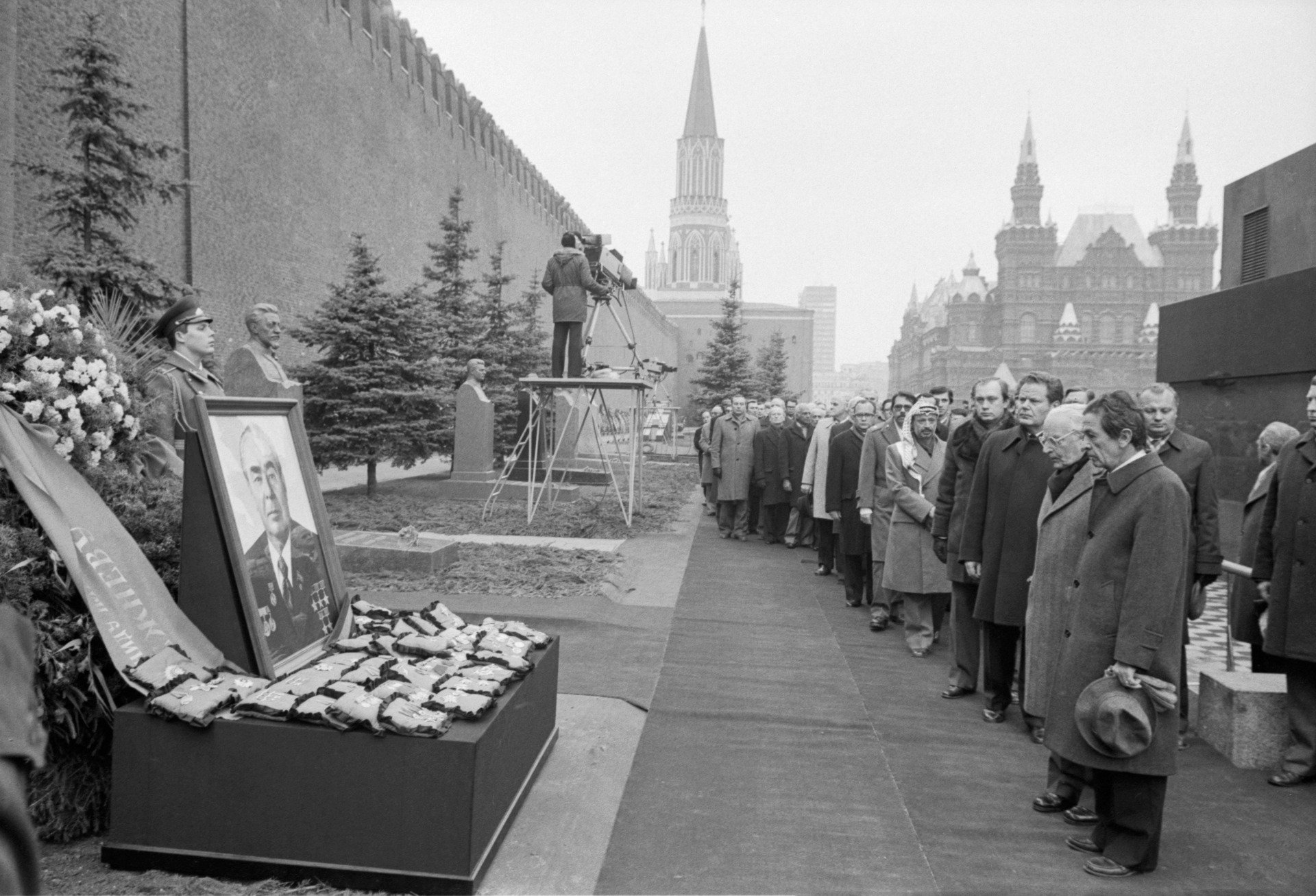 Похороны Брежнева. Фото: Владимир Мусаэльян, Эдуард Песов / ТАСС