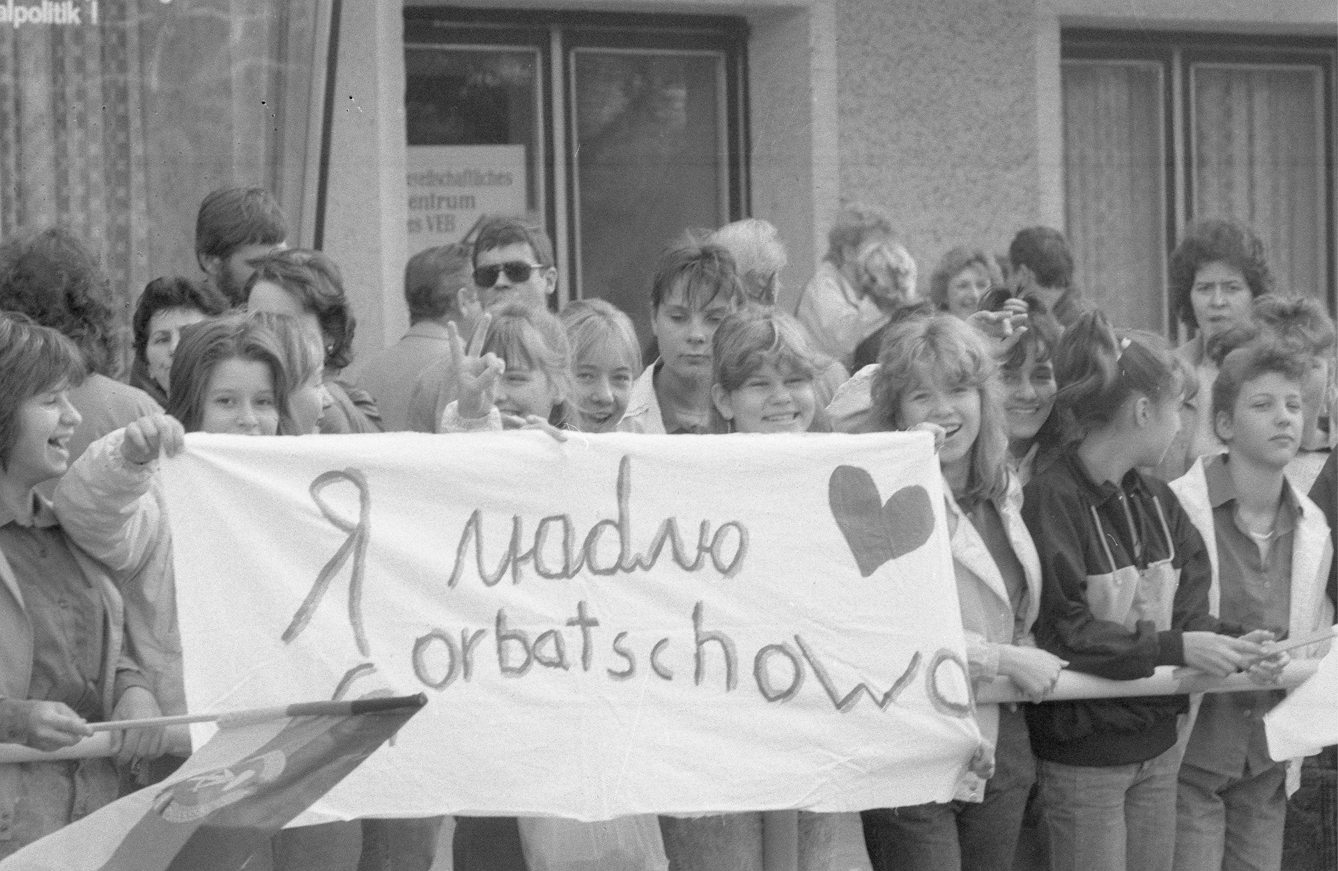 Визит Михаила Горбачева в ГДР, 1989 год. Фото: dpa / picture-alliance