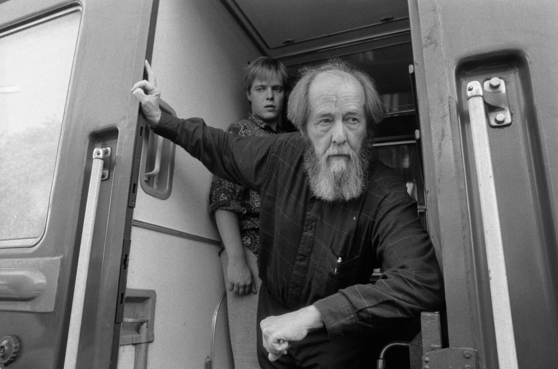 Возвращение Александра Солженицына в Россию из эмиграции. Фото: Владимир Саяпин / ТАСС
