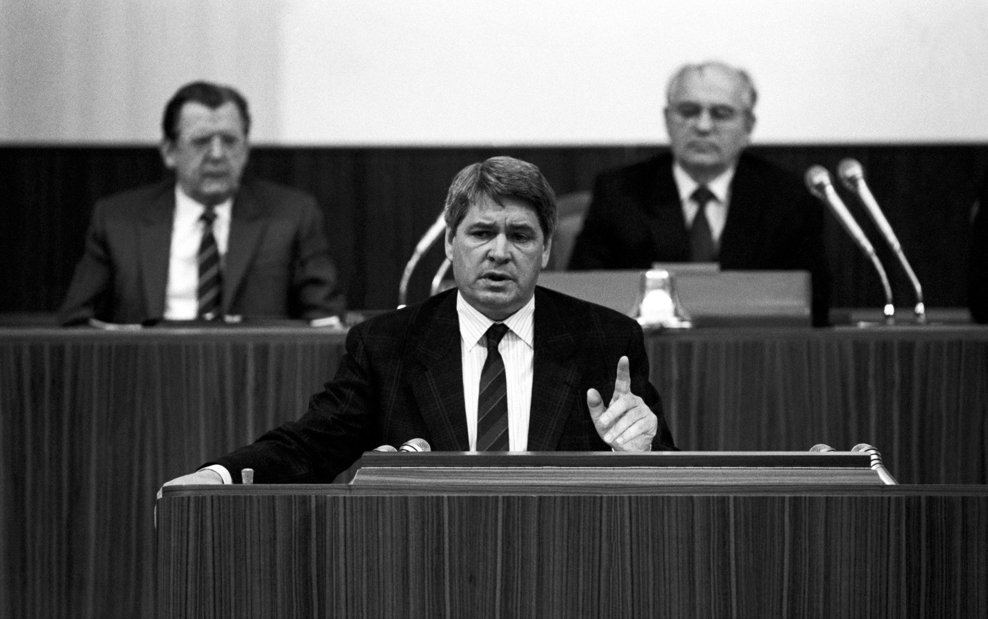 Съезд народных депутатов СССР, 1989 год. Выступление Юрия Афанасьева. Фото: Юрий Лизунов и Владимир Мусаэльян /Фотохроника ТАСС