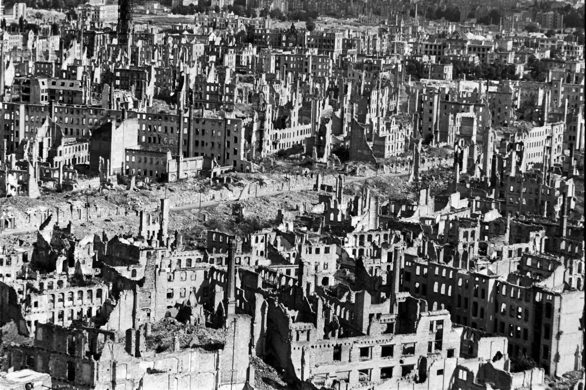 Разрушенный Дрезден в конце 1945 года. Фото: DPA / TASS