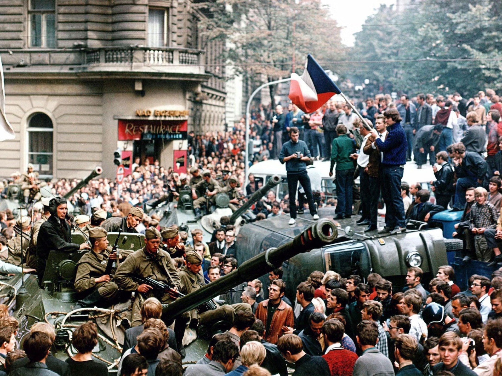Прага. 1968 год. Фото: AFP