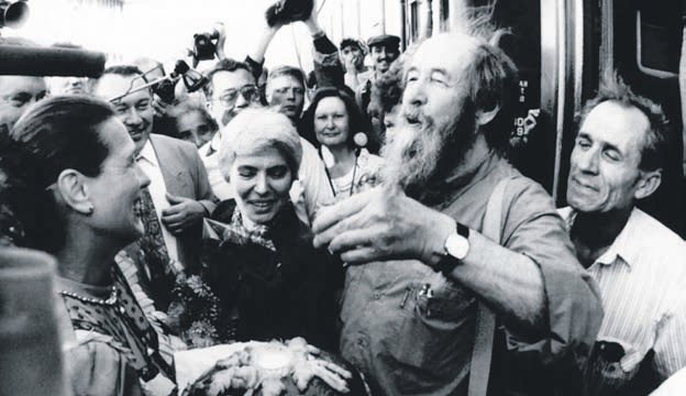 1994 год. Встреча Солженицына на родине. Фото: Cavendish historical society