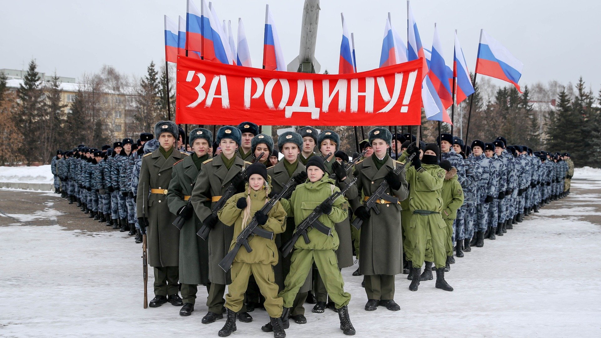 Флешмоб «СвоихНеБросаем» в Кемерове. Фото: Данил Айкин / ТАСС