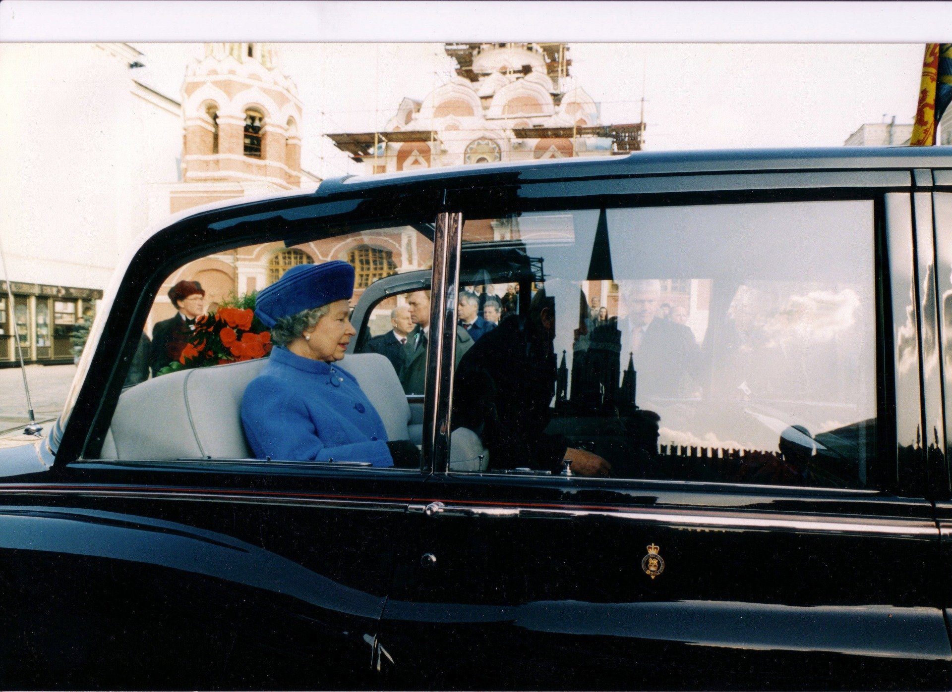 Елизавета II на Красной площади, 1994 год. Фото: Юрий Феклистов