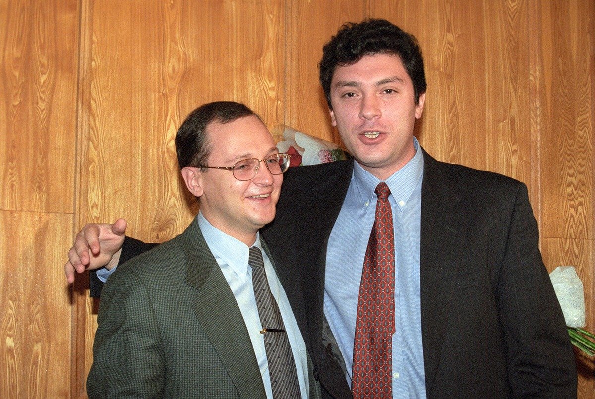 Кириенко и Немцов. Фото: ITAR-TASS