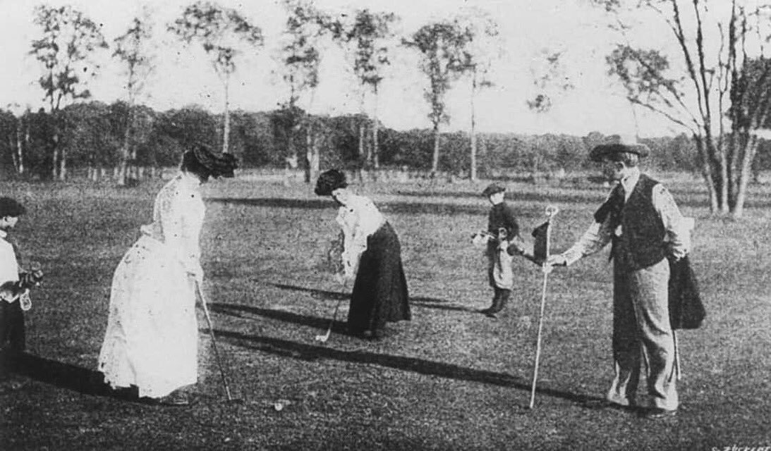 Соревнования по гольфу среди женщин на Олимпиаде-1900. Фото: архив