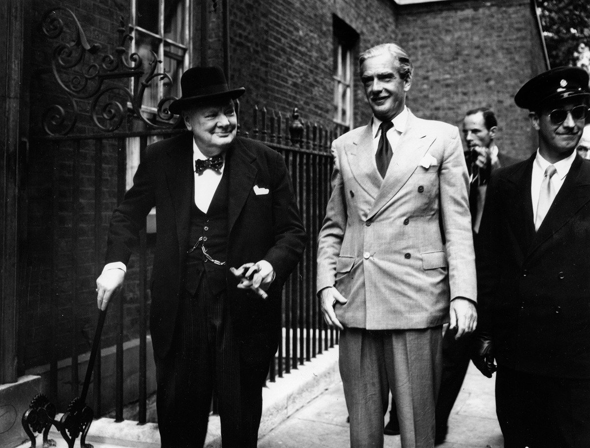 Уинстон Черчилль и Энтони Иден, 1955. Фото DPA/PHOTAS