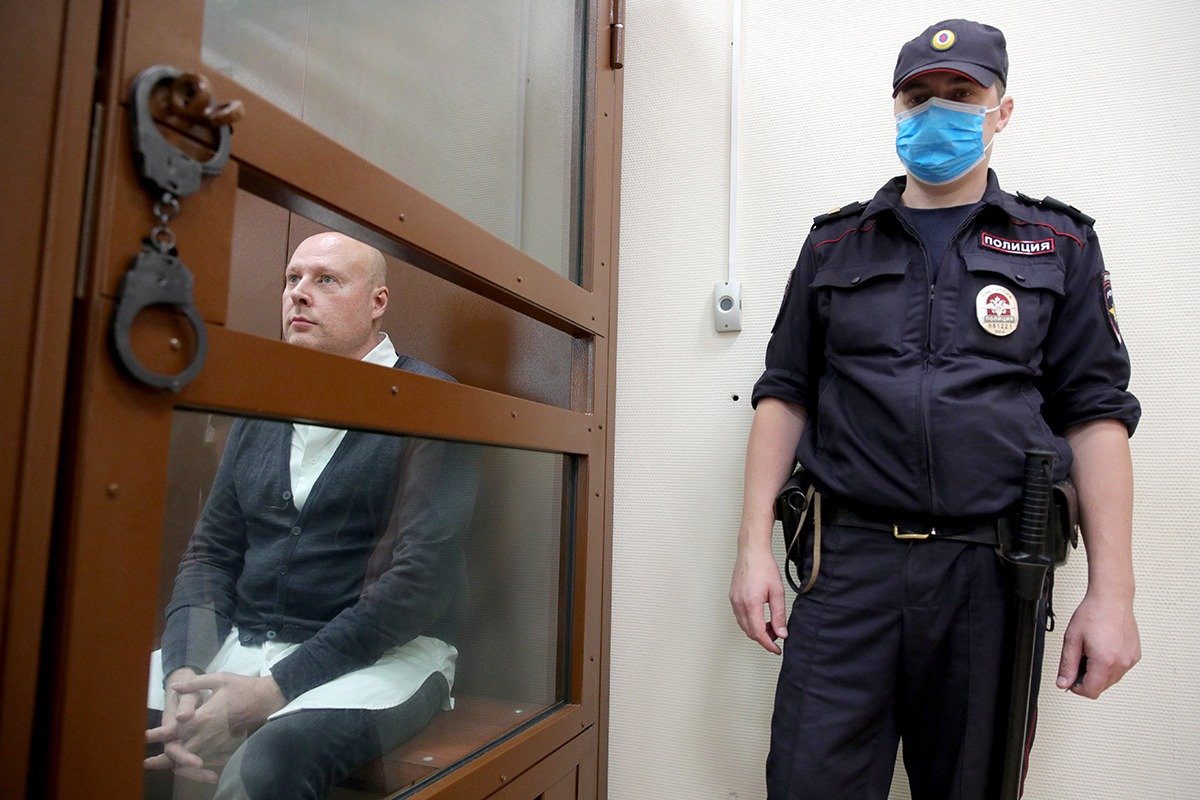 Владислав Мельников в суде. Фото: Сергей Бобылев/ТАСС