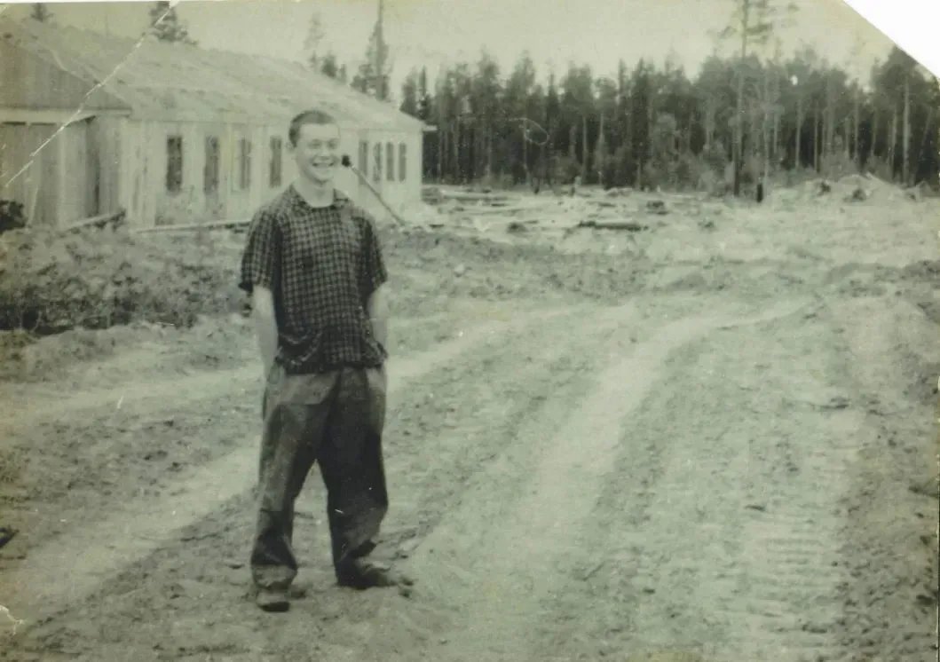 Александр Гинзбург в лагере. Первый срок (1960-1962). Фото: архив